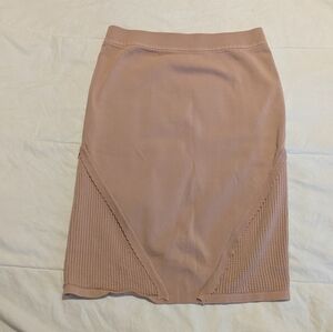 RACHEL Rachel Roy Women Beige Pencil Skirt, XL